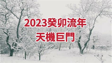 青龍 白虎 朱雀 2023流年天機巨門